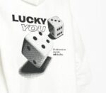 Unisex Lucky You Streetwear Graphic Hoodie Trendy Sweatshirt