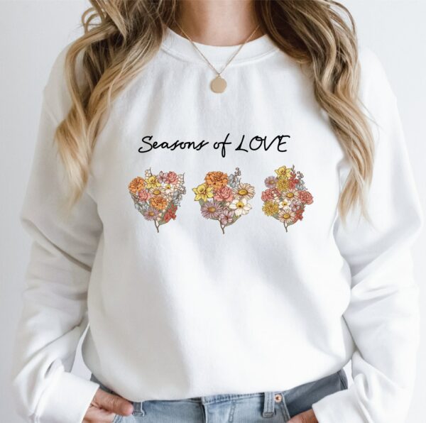 Grandma'S Garden Bouquet Sweatshirt, Family Love Sweatshirt, Special Grandma Present, Nana'S Garden Sweatshirt, Custom Birth Month Sweater