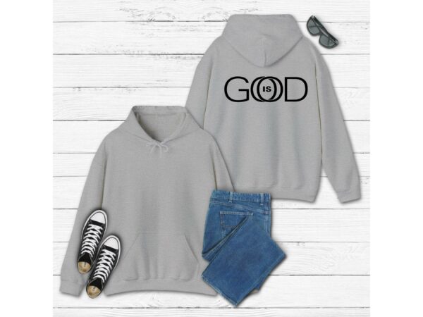 Christian Jesus Hoodie, God Is Good - Religious Unisex Sweatshirt, Christian Apparel, Faith Gift, Inspirational Pullover, Religious Clothing