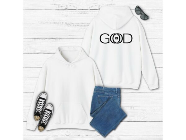 Christian Jesus Hoodie, God Is Good - Religious Unisex Sweatshirt, Christian Apparel, Faith Gift, Inspirational Pullover, Religious Clothing