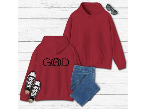 Christian Jesus Hoodie, God Is Good - Religious Unisex Sweatshirt, Christian Apparel, Faith Gift, Inspirational Pullover, Religious Clothing