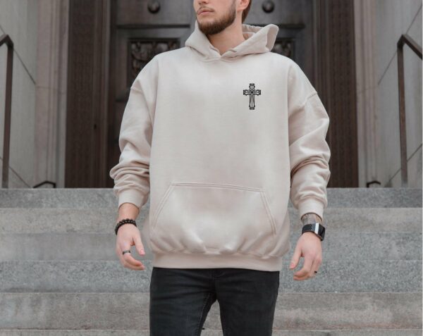 Men'S Christian Hoodie Bible Verse Hoodie Christian Merch Mens Christian Streetwear Jesus Hoodie Christian Sweatshirt Jesus Apparel Sweater